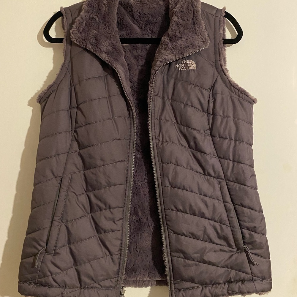 The North Face Women's Gray Quilted Vest